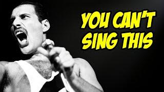 TOP 10 IMPOSSIBLE Freddie Mercury vocal lines