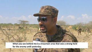 Video Ethiopias Abiy Ahmed at battlefield front to fight rebels