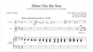 Shine like the Sun - arr. Karen E Black