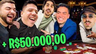 O DIA QUE GANHEI 50 MIL DO RUYTER FNX RACHA BAIANO E LUQUETA NO POKER