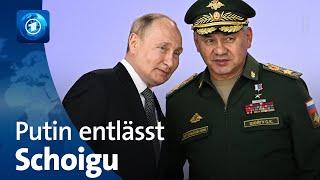 Russland Putin entlässt Verteidigungsminister Schoigu