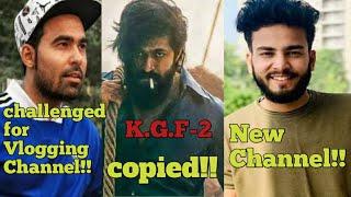 KGF Chapter-2 Teaser is Copied Elvish Yadav New ChannelGauravzone New Challenge Emiway Bantai.