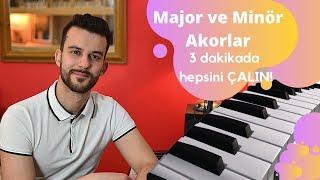 3 DAKİKADA Minor ve Major akorları çalın