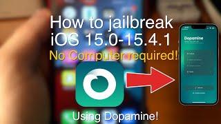 How to Jailbreak iOS 15.0-15.4.1 with Dopamine A12-A15M1 NO PC ALL DEVICES