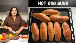 Make Pillow Soft Hot Dog Rolls at Home - Hot Dog Buns Recipe