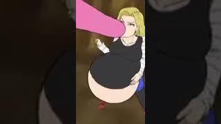 Android 18 belly expansion