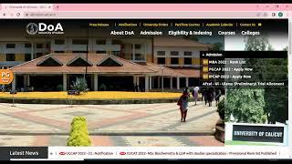 Calicut University UG Admission  Community Quota Reporting