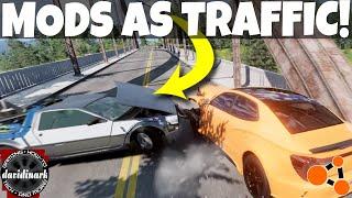 BeamNG Drive - How to use MODS as TRAFFIC How to play BeamNG Drive Tutorial