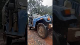 Kodchadri Jeep Offroading in Rain  #jeep #kodchadri #karnataka #mountains  #shortsfeed