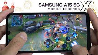 Samsung Galaxy A15 5G Mobile Legends Gaming test MLBB  Dimensity 6100+ 90Hz Display