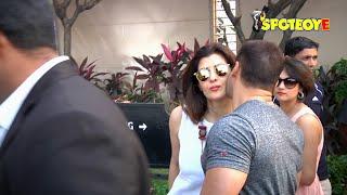 Salman Khan KISSES & HUGS his EX-Girlfriend Sangeeta Bijlani at Arpitas baby shower  SpotboyE