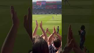#cpfc fans clapping Eze off after his two goals against Villa #crystalpalace #avfc #football