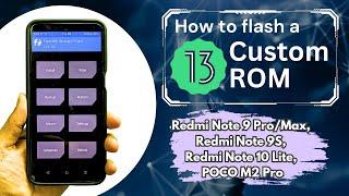 How to install custom ROM in Redmi Note 9 ProPro Max Redmi Note 10 Lite & POCO M2 Pro