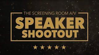 The Screening Room 2023 Blind Speaker Shootout Perlisten Revel JBL Klipsch more