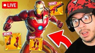 LIVE - NEW MYTHIC *IRON MAN* UPDATE Fortnite Battle Royale