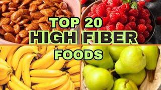 Top 20 High Fiber Foods You Should Eat Everyday