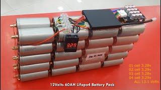 12Volts 60AH Lifepo4 Battery Pack 32650