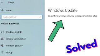 Fix something went wrong try to reopen settings later windows update  Problem Solved