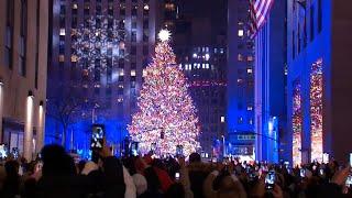 2023 Rockefeller Center Christmas Tree Lighting  El Minuto English