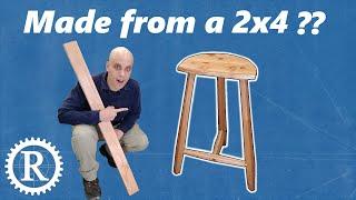 Make this modern stool for UNDER $5