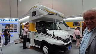 Inside a Chinese motorhome for a lot of people. Deddle RV