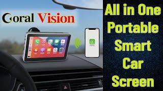 Coral Vision Portable 7 Wireless Car Screen - REVIEW