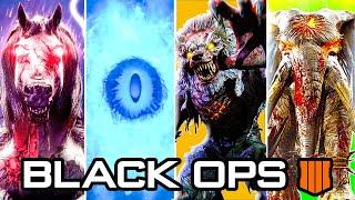 Beating EVERY BLACK OPS 4 ZOMBIES EASTER EGG in one video... Chaos