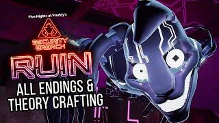 FNAF Security Breach Ruin Final Ending & Theory Crafting  Cybert Live