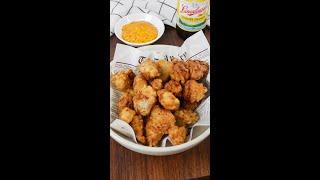 Crispy Chicken Gizzards w Chili Oil Garlic Mayo Dip