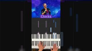 Clocks - Coldplay  #shortvideo #pianotutorial #piano #klavier