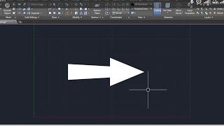 AutoCAD Insert Arrow Symbol  Curved Arrow How to draw Arrow in AutoCAD by using Polyline