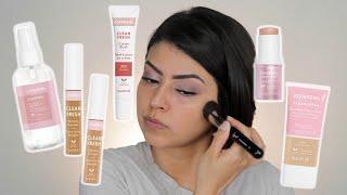 TESTING OUT THE NEW COVERGIRL CLEAN FRESH COLLECTION  REVIEW + WEAR TEST