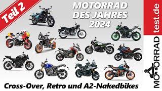 Motorrad des Jahres 2024 Leserwahl  Teil 2 Cross-Over Retro- und A2-Nakedbikes