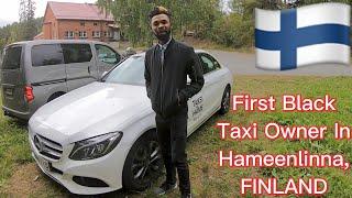 First Black Taxi Owner In Hameenlinna FINLAND
