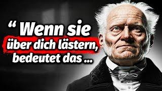 Arthur Schopenhauer Verbotene Zitate die Männer zu spät im Leben lernen
