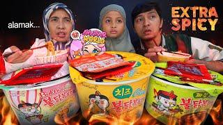 LUMBA MAKAN RAMEN PED4S Samyang Jjajangmyeon Samyang Cream Carbonara & Samyang Cheese..menang dpt?