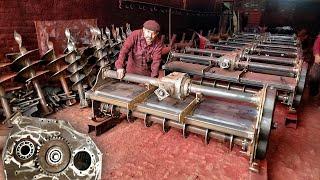 Heavy Modern Tractor Rotavator Manufacturing in factory  Rotary Tiller Making Process