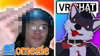 Telling Furry Haters Their REAL NAMES  - VRChat Furry Invades Omegle Episode 48