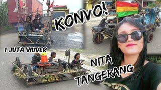 Gempar.konvoi Vespa extreme abis dr km nol Aceh pulang ke Tangerang.nita