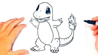 Cómo dibujar a Charmander paso a paso  Dibujo fácil de Charmander