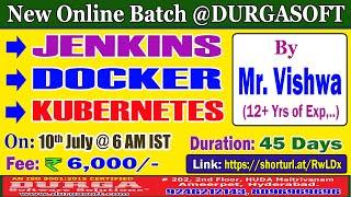 JENKINS DOCKER & KUBERNETES Online Training @ DURGASOFT