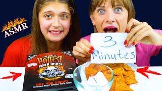 ASMR ONE CHIP CHALLENGE WORLDS HOTTEST CORN CHIPS CAROLINA REAPER PEPPER  LiLiBu ASMR