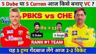 PBKS vs CHE Dream11 Prediction PBKS vs CHE Dream11 Team PBKS vs CSK Dream11 Prediction