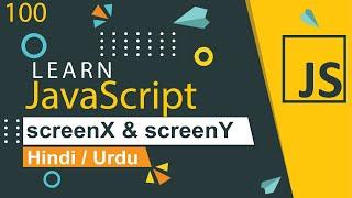 JavaScript screenX & screenY Tutorial in Hindi  Urdu