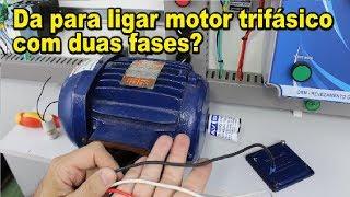 Da para ligar motor Trifásico com duas fases?