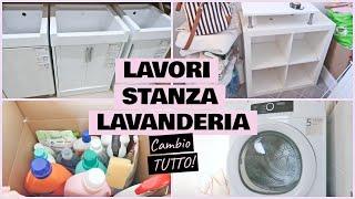 INIZIANO I LAVORI IN LAVANDERIA CAMBIAMO TUTTO Makeover