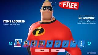 How to Get THE INCREDIBLES for FREE in Fortnite