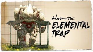 How to build a Rock Elemental taming trap SEE DESCRIPTION  ARK Survival Evolved  Building Tips