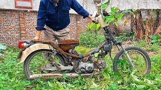 Reviving The 30 Year Old 110cc Japanese Super Cup  A Journey To Rescue and Restoration