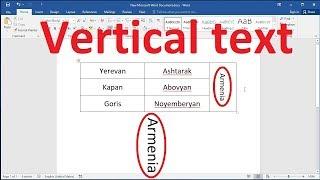 How to type vertical text in word table How to Type Text Vertically in Word